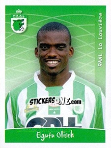 Sticker Egutu Oliseh - Football Belgium 2005-2006 n. 202 - Panini