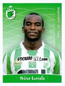 Sticker Trésor Luntala - Football Belgium 2005-2006 - Panini