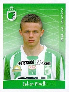 Sticker Julien Pinelli - Football Belgium 2005-2006 n. 204 - Panini