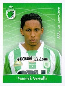 Sticker Yannick Vervalle - Football Belgium 2005-2006 - Panini