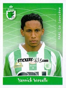 Sticker Yannick Vervalle - Football Belgium 2005-2006 n. 205 - Panini