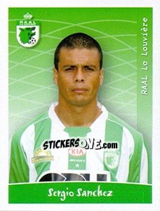 Sticker Sergio Sanchez - Football Belgium 2005-2006 - Panini