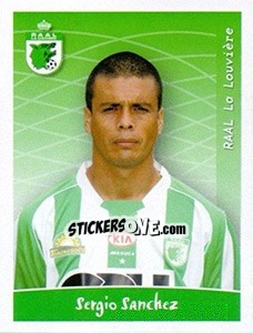Sticker Sergio Sanchez - Football Belgium 2005-2006 n. 209 - Panini