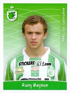 Sticker Rony Baynon - Football Belgium 2005-2006 n. 210 - Panini
