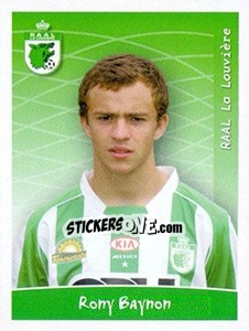 Sticker Rony Baynon - Football Belgium 2005-2006 - Panini