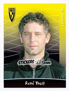 Sticker René Trost - Football Belgium 2005-2006 n. 214 - Panini