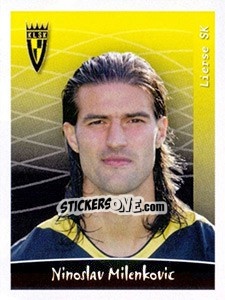 Cromo Ninoslav Milenkovic - Football Belgium 2005-2006 - Panini