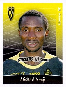 Sticker Michael Nnaji - Football Belgium 2005-2006 - Panini