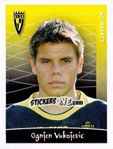 Sticker Ognjen Vukojevic - Football Belgium 2005-2006 n. 223 - Panini