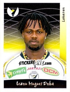 Sticker Lezou Hugues Doba - Football Belgium 2005-2006 - Panini