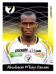 Sticker Aboubacar M'baye Camara - Football Belgium 2005-2006 - Panini
