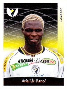 Figurina Aristide Bancé - Football Belgium 2005-2006 - Panini