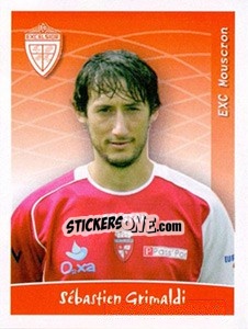 Sticker Sébastien Grimaldi - Football Belgium 2005-2006 - Panini