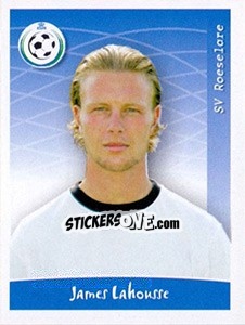 Cromo James Lahousse - Football Belgium 2005-2006 n. 281 - Panini