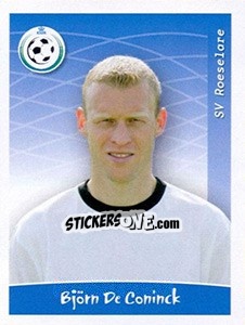 Sticker Björn De Coninck - Football Belgium 2005-2006 - Panini