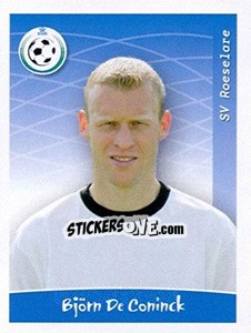 Figurina Björn De Coninck - Football Belgium 2005-2006 - Panini