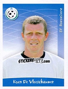 Sticker Koen De Vleeschauwer - Football Belgium 2005-2006 n. 285 - Panini
