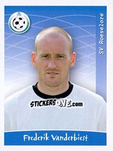 Sticker Frederik Vanderbiest - Football Belgium 2005-2006 - Panini