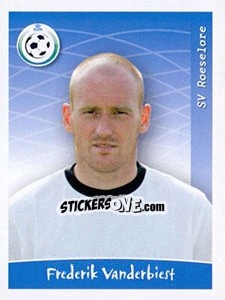 Sticker Frederik Vanderbiest - Football Belgium 2005-2006 n. 287 - Panini