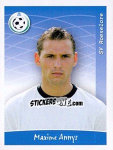 Figurina Maxime Annys - Football Belgium 2005-2006 n. 288 - Panini