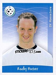 Sticker Rocky Peeters - Football Belgium 2005-2006 - Panini