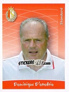 Cromo Dominique D'onofrio - Football Belgium 2005-2006 n. 298 - Panini