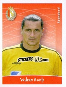 Figurina Vedran Runje - Football Belgium 2005-2006 - Panini