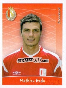 Sticker Mathieu Beda - Football Belgium 2005-2006 n. 301 - Panini