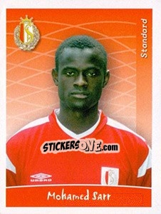 Sticker Mohamed Sarr - Football Belgium 2005-2006 - Panini