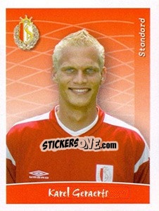 Sticker Karel Geraerts - Football Belgium 2005-2006 n. 307 - Panini