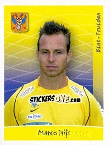 Sticker Marco Nijs - Football Belgium 2005-2006 - Panini