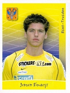 Sticker Jeroen Simaeys - Football Belgium 2005-2006 - Panini