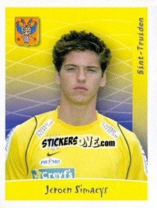Cromo Jeroen Simaeys - Football Belgium 2005-2006 n. 332 - Panini