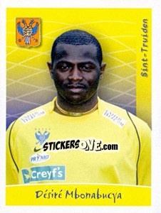 Sticker Désiré Mbonabucya - Football Belgium 2005-2006 n. 335 - Panini
