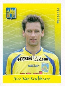 Sticker Nico Van Kerckhoven - Football Belgium 2005-2006 - Panini