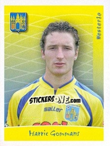 Sticker Harrie Gommans - Football Belgium 2005-2006 - Panini