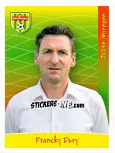 Cromo Francky Dury - Football Belgium 2005-2006 - Panini