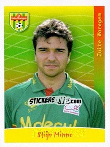 Sticker Stijn Minne - Football Belgium 2005-2006 - Panini