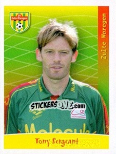 Sticker Tony Sergeant - Football Belgium 2005-2006 - Panini