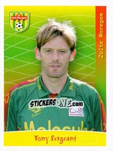 Sticker Tony Sergeant - Football Belgium 2005-2006 n. 368 - Panini