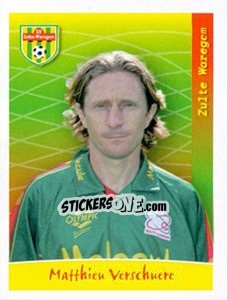 Figurina Matthieu Verschuere - Football Belgium 2005-2006 - Panini
