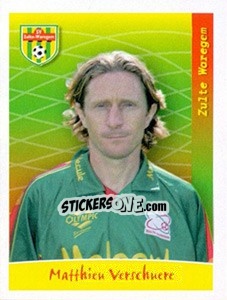 Sticker Matthieu Verschuere - Football Belgium 2005-2006 n. 371 - Panini