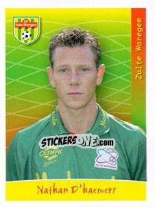 Sticker Nathan D'haemers - Football Belgium 2005-2006 - Panini