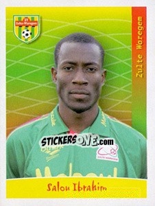 Sticker Salou Ibrahim - Football Belgium 2005-2006 - Panini