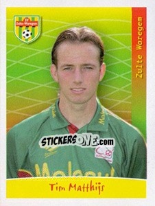 Sticker Tim Matthijs - Football Belgium 2005-2006 n. 376 - Panini