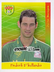Sticker Frederik D'hollander - Football Belgium 2005-2006 n. 377 - Panini