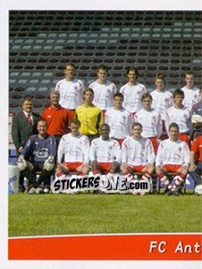 Figurina Elftal / Équipe - Football Belgium 2005-2006 - Panini