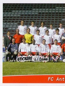 Sticker Elftal / Équipe - Football Belgium 2005-2006 n. 380 - Panini