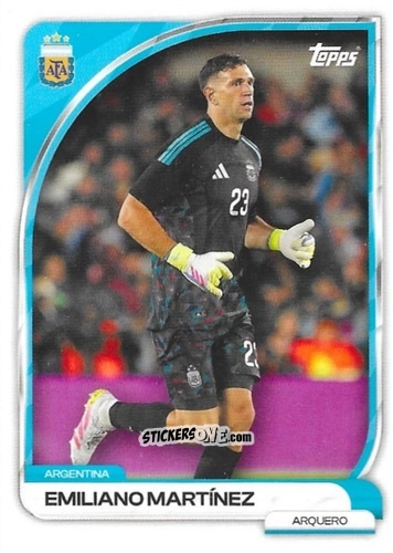 Cromo Emiliano Martínez - Argentina 2026 Collector Tin
 n. 1 - Topps