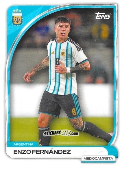 Cromo Enzo Fernández - Argentina 2026 Collector Tin
 n. 9 - Topps